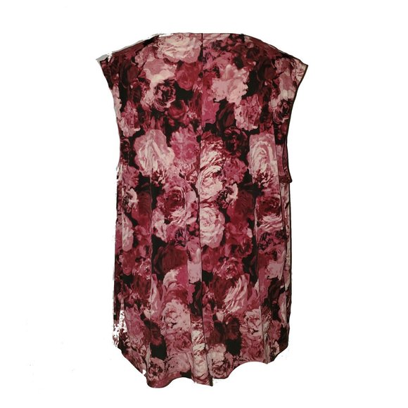 APT. 9 Women's Sleeveless Floral Popover Top Size 1X - Picture 4 of 7